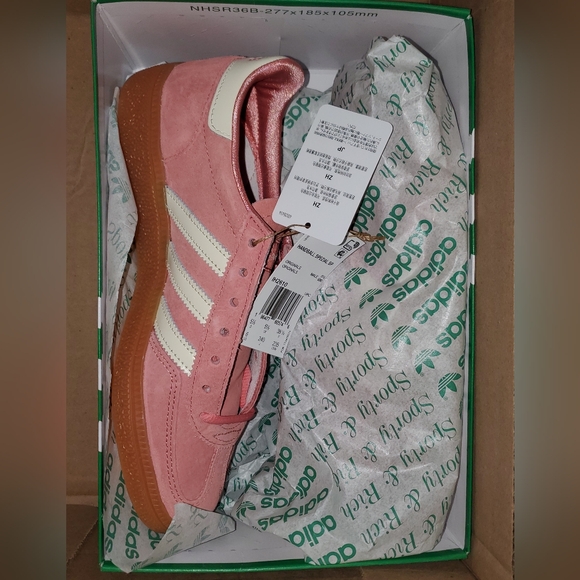 Adidas Handball Spezial Sporty & Rich Pink Womens 7 Mens 6 - Picture 2 of 10
